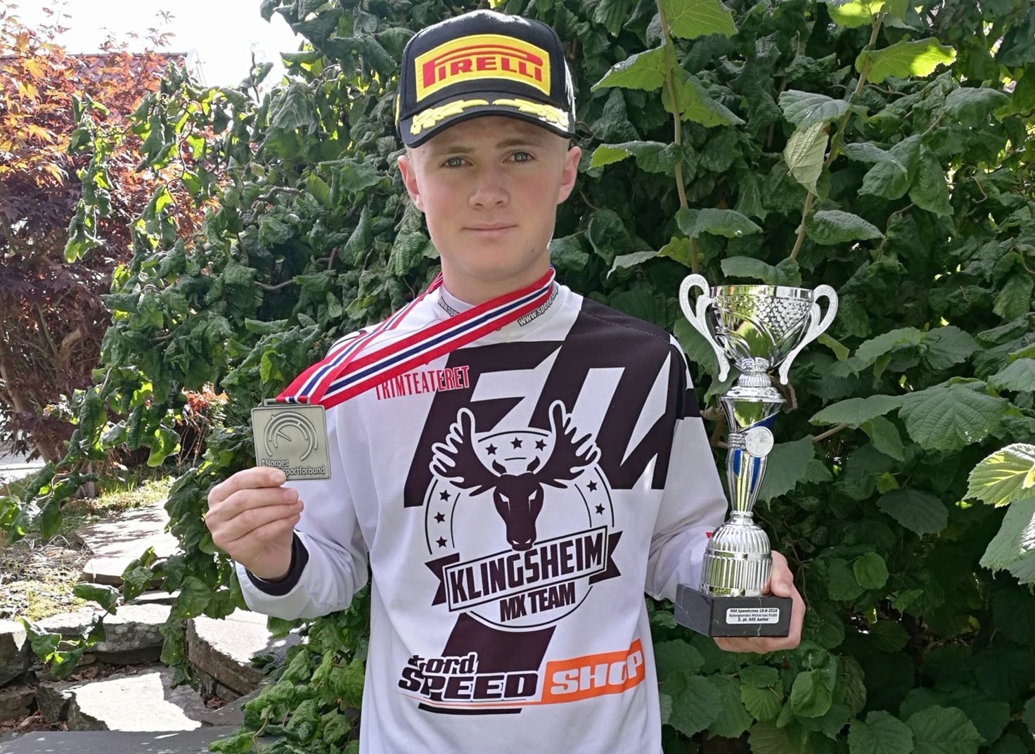 NM Sølv i MX Junior 125 til Vetle Olsen
